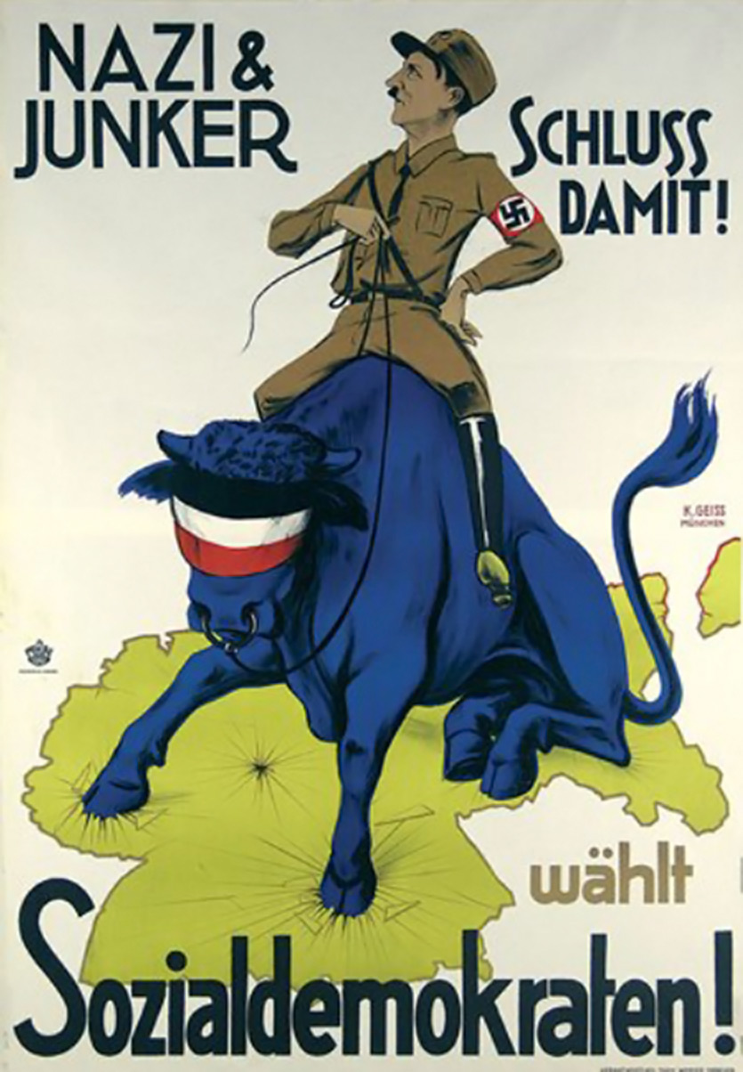 Affiche anti-nazi du SPD