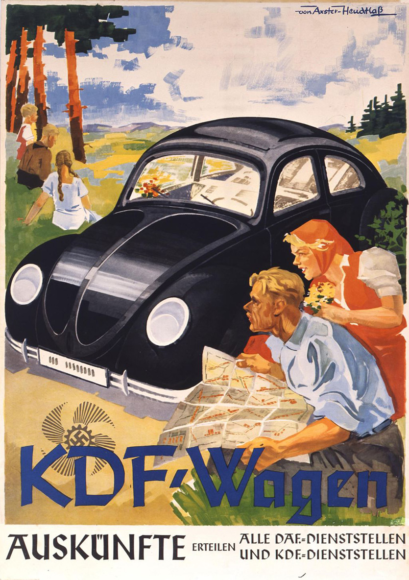 KDF-Wagen, affiche de pub