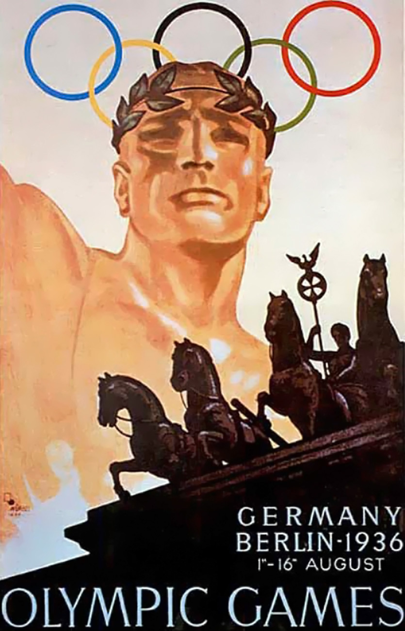 affiche des jeux olympiques nazis